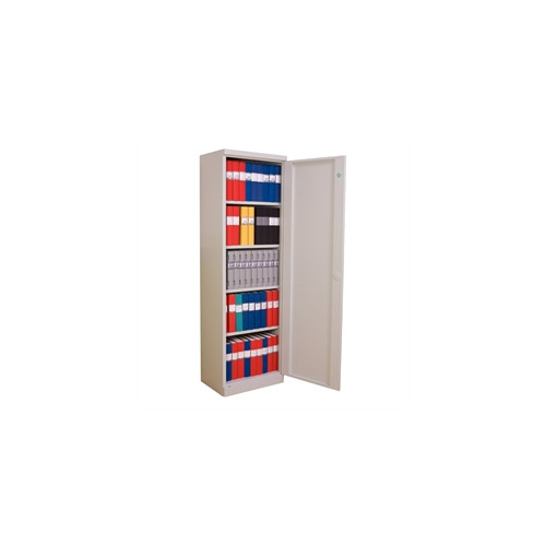 St�lskab FS206 inkl. 4 hylder 1980x600x440, hvid/hvid