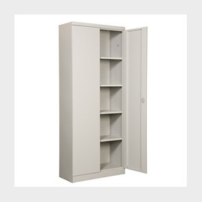 St�lskab FS208 inkl. 4 hylder 1980x800x440 mm gr�/gr�
