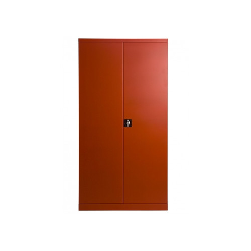 St�lskab FS210 inkl. 4 hylder 1980x1000x440mm hvid/r�d