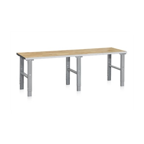Arbejdsbord HD 500 egeparket 2500x800 mm