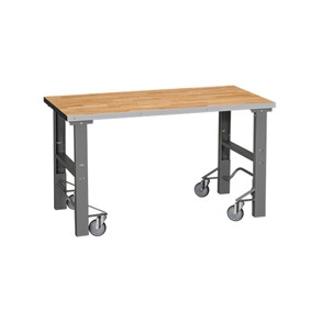 Arbejdsbord HD 500 Mobil egeparket 1600x800 mm