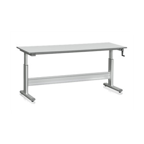Arbejdsbord 150 man. h�ve/s�nke laminat 1600x800 mm