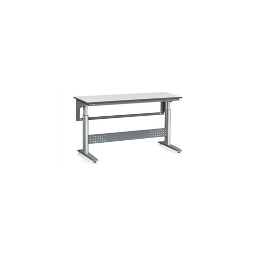 Arbejdsbord W 250 1600x600, EL-h�ve/s�nke, Laminat