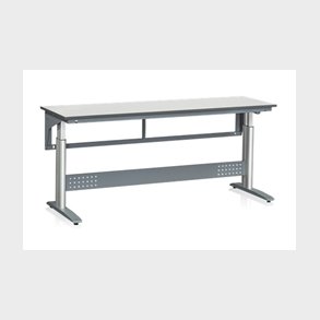 Arbejdsbord W 250 2000x600, EL-h�ve/s�nke, Laminat