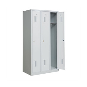 Garderobeskab KS330 3/1, gr�/gr�