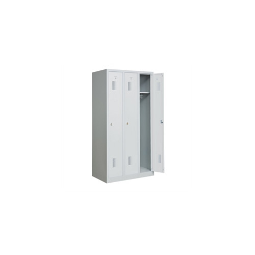 Garderobeskab KS330 3/1, gr�/gr�