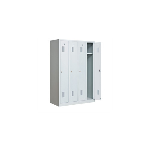 Garderobeskab KS340 4/1, gr�/gr�