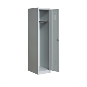 Garderobeskab KS410 1/1, gr�/gr�