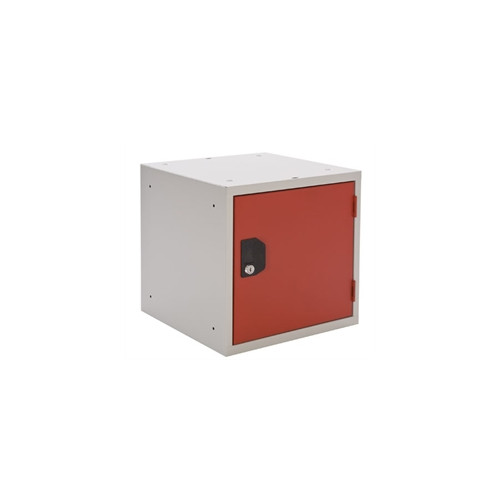 Sm�rumsskab 305x305x305mm gr�/r�d