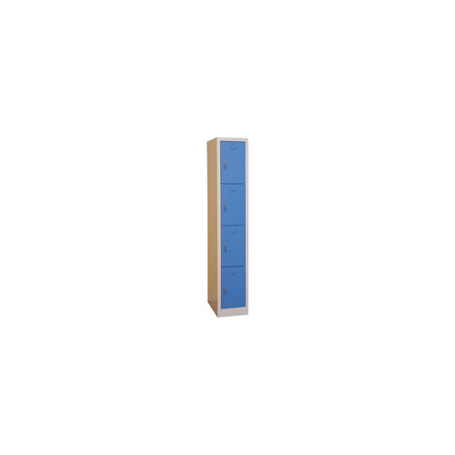 Garderobebox SMS104 1x4 gr�/bl�