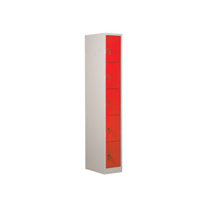 Garderobebox SMS105 1x5 gr�/r�d
