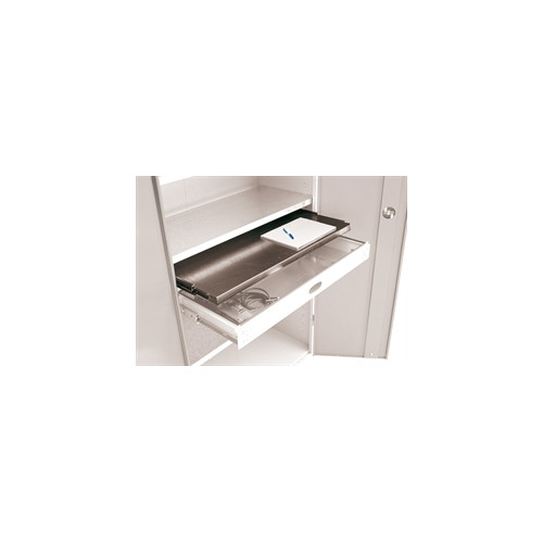 Udtr�kshylde m/teleskopudtr�k til MS-0.5 og MS-1, antracit
