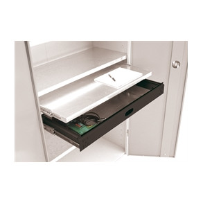 Udtr�ksskuffe m/teleskopudtr�k til MS-0.5 og MS-1, antracit
