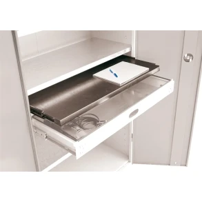 Udtr�kshylde m/teleskopudtr�k til MS-0.5 og MS-1, antracit