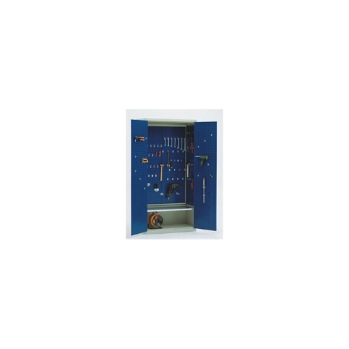Materialeskab MS-1, 1 hylde, hulplader