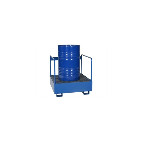 Spildbakke 1 tromle - st�ende, r�kv�rk, bl�