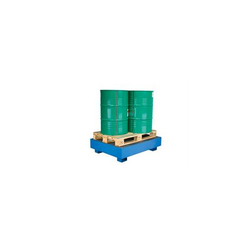 Spildbakke 2 tromler - st�ende, bl�