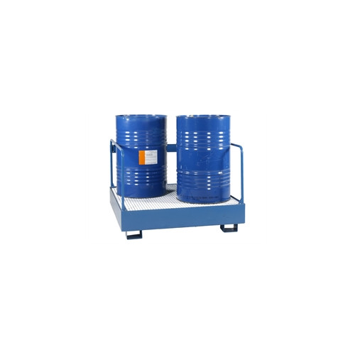 Spildbakke 4 tromler - st�ende, r�kv�rk, bl�