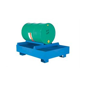 Spildbakke 1 tromle - liggende, bl�