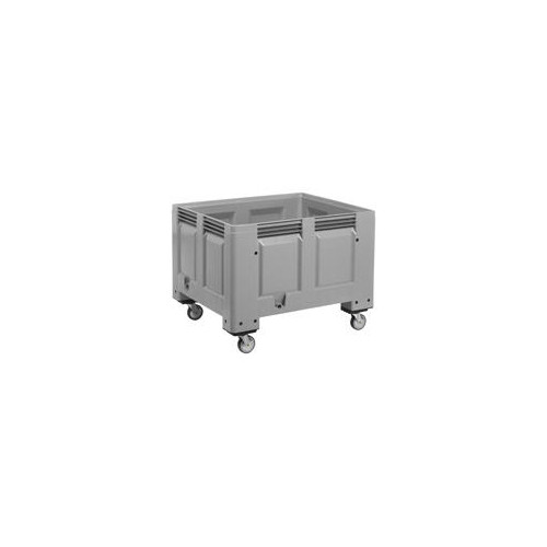 Big-Box 1200x1000x915 mm, gr�, t�t, hjul