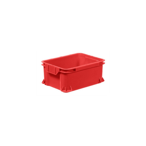 Plastkasse Uni 400x300x165 mm. R�d