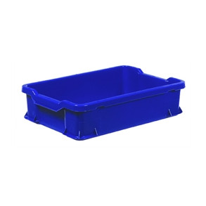 Plastkasse Uni 600x400x145 mm. Bl�