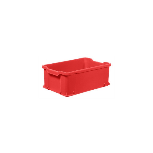 Plastkasse Uni 600x400x225 mm. R�d