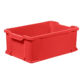 Plastkasse Uni 600x400x225 mm. R�d
