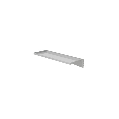 Hylde 875x300mm, m/sarg og konsoller, gr�