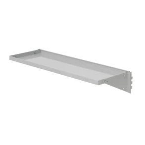 Hylde 875x300mm, m/sarg og konsoller, gr�
