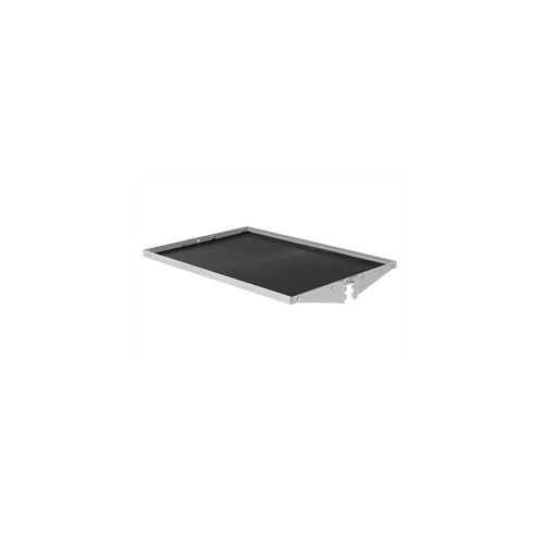 Hylde 875x300 mm, m/gummim�tte, sarg og konsoller, gr�