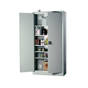 Kemikaliekab inkl. 5 hylder H1990xB1000xD450 mm gr�