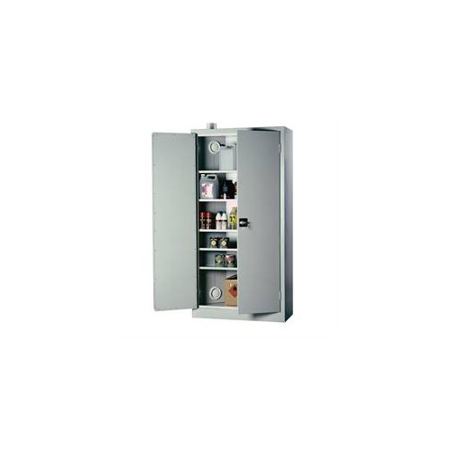 Kemikaliekab inkl. 5 hylder H1990xB1000xD450 mm gr�