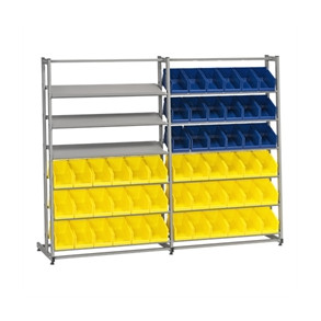 Plastboksstel HD 300/3 inkl. 54 plastbokse