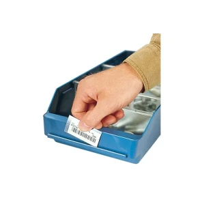 Etiket m/holder 75x30 mm (100 stk)