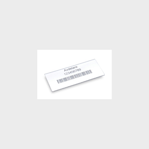 Etiket 75x30 mm til lagerskuffe 1000 stk (50 A4-ark)