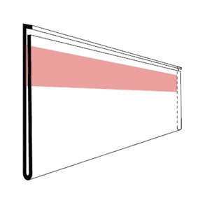 Etiketholder EX tape, 100x26 mm, 50 stk