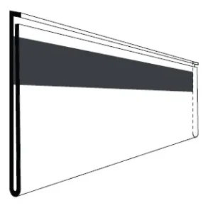 Etiketholder EXB magnet, 105x26 mm, 50 stk