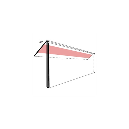 Etiketholder 45� EX tape, 210x50 mm, 50 stk