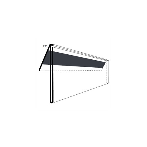 Etiketholder 27� EXB magnet, 210x39 mm, 50 stk
