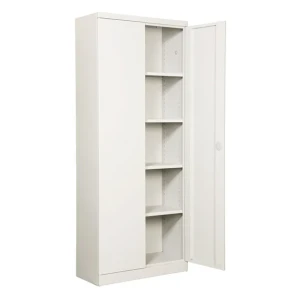 St�lskab FS208 inkl. 4 hylder 1980x800x440 mm hvid/hvid