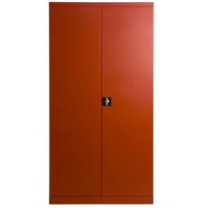 St�lskab FS210 inkl. 4 hylder 1980x1000x440mm hvid/r�d