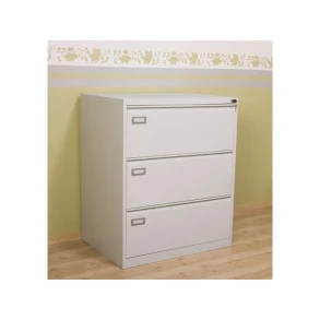 H�ngemappeskab dobb. HS203, 3 skuffer, gr�