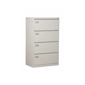 H�ngemappeskab dobb. HS204, 4 skuffer, gr�