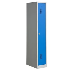 Garderobeskab KS310 1/1, gr�/bl�