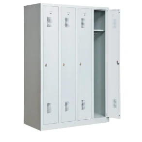 Garderobeskab KS340 4/1, gr�/gr�