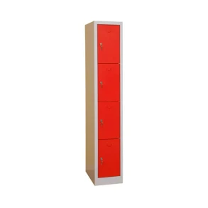 Garderobebox SMS104 1x4 gr�/r�d
