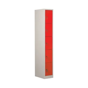 Garderobebox SMS105 1x5 gr�/r�d
