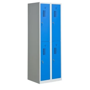 Garderobebox SMS202 2x2 gr�/bl�