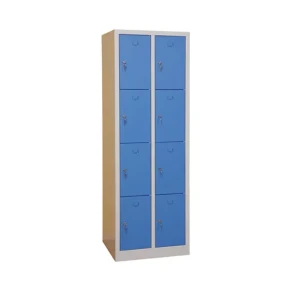 Garderobebox SMS204 2x4 gr�/bl�